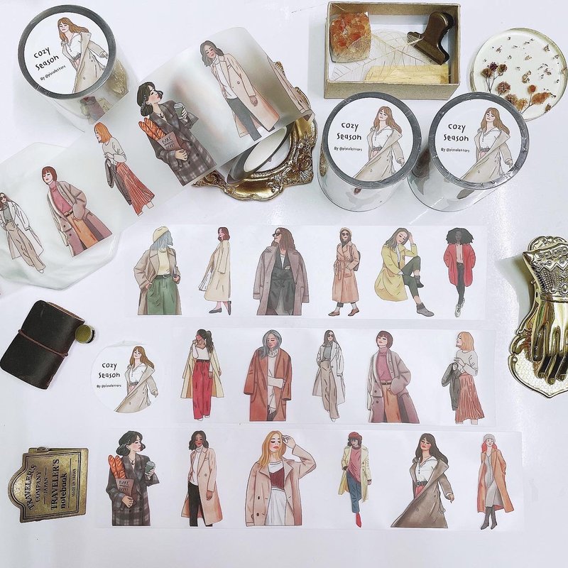 Cozy Season PET 胶带 - 纸胶带 - 塑料 