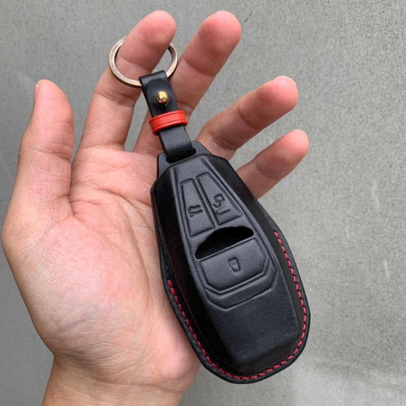 Aston Martin 皮套 Buttero 奥斯顿马丁 DB9 DB11 Vantage DBS - 钥匙链/钥匙包 - 真皮 红色