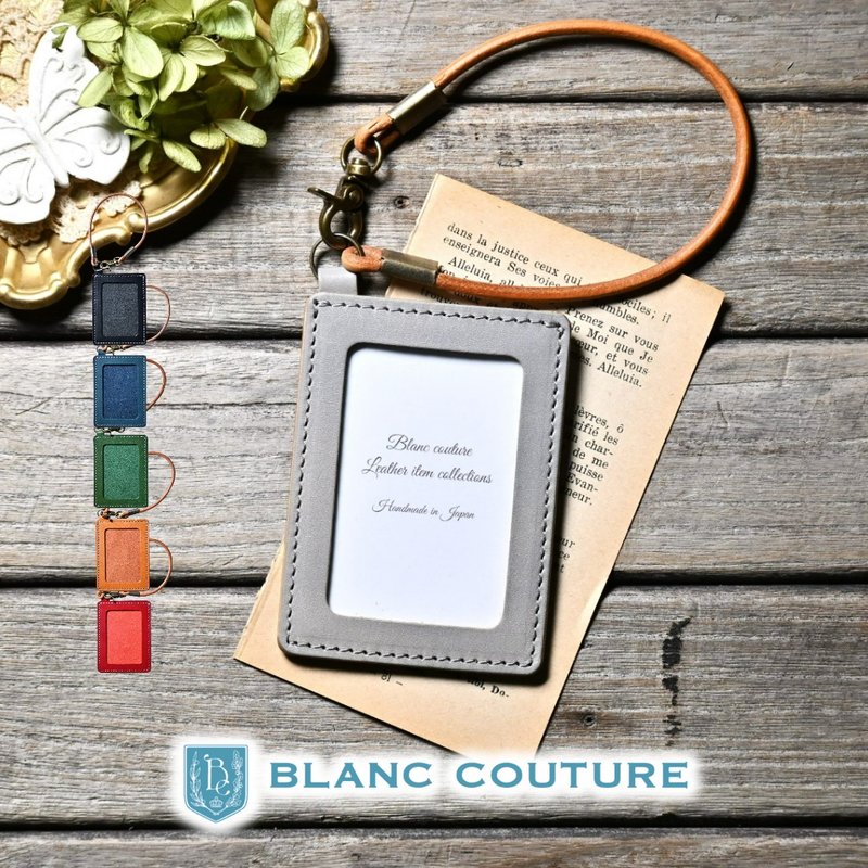 单卡套 本革 证件套 挂绳 - 名片夹/名片盒 - 真皮 黑色