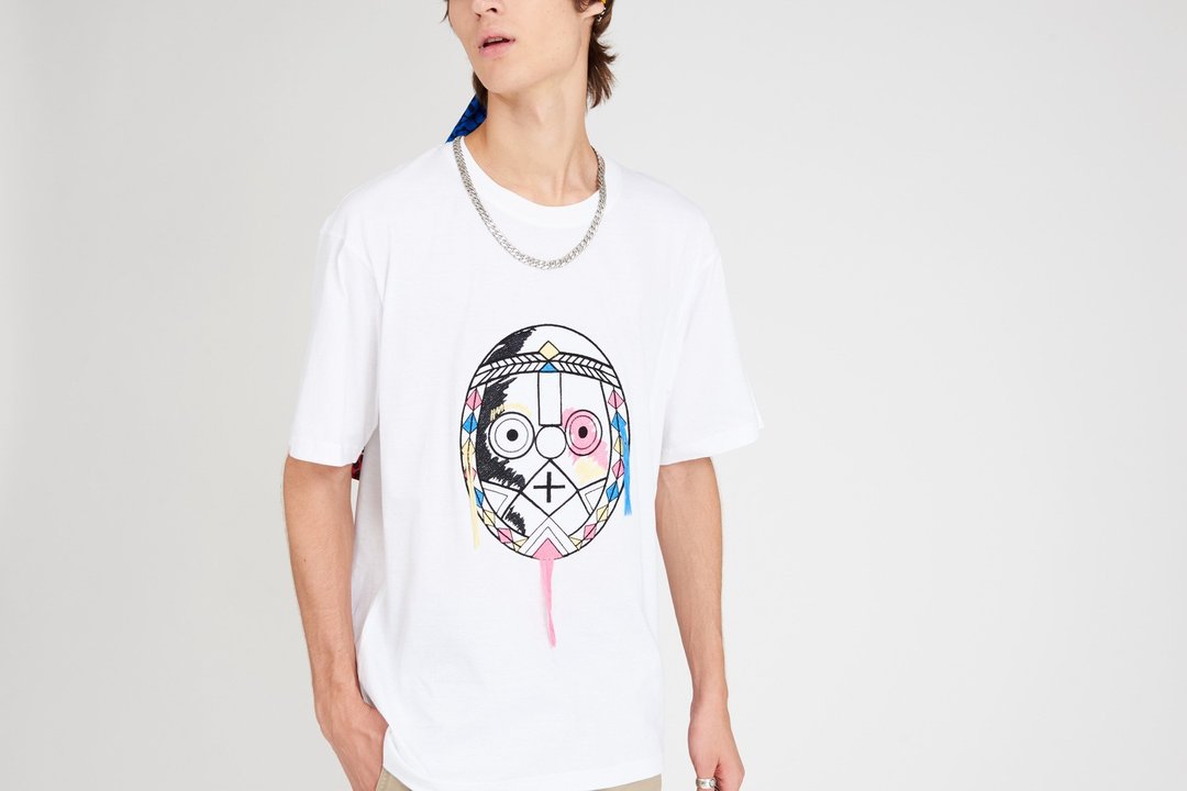 Odd T-Shirt - 男装上衣/T 恤 - 棉．麻 白色