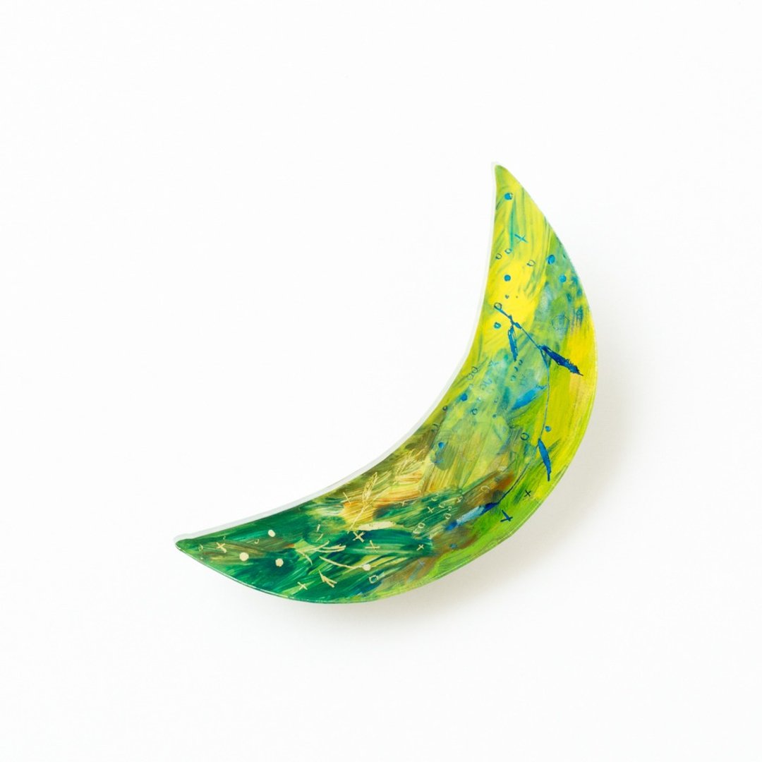 brooch - 胸针 - 压克力 绿色