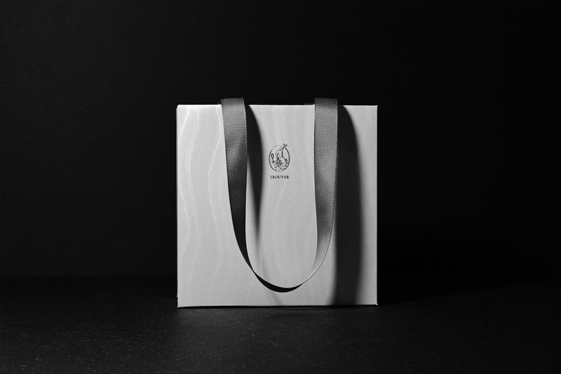 003 Ephemeral - 奢华纸袋 LUXURY BAG - 手提包/手提袋 - 纸 银色