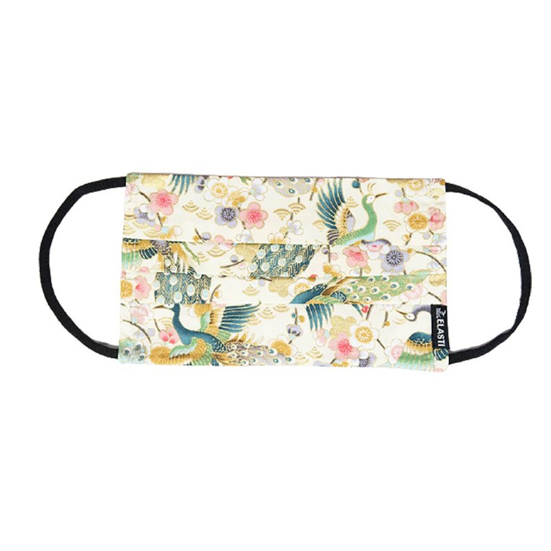 【ELASTI】日式和风布口罩-凤凰于飞 - 口罩 - 棉．麻 多色