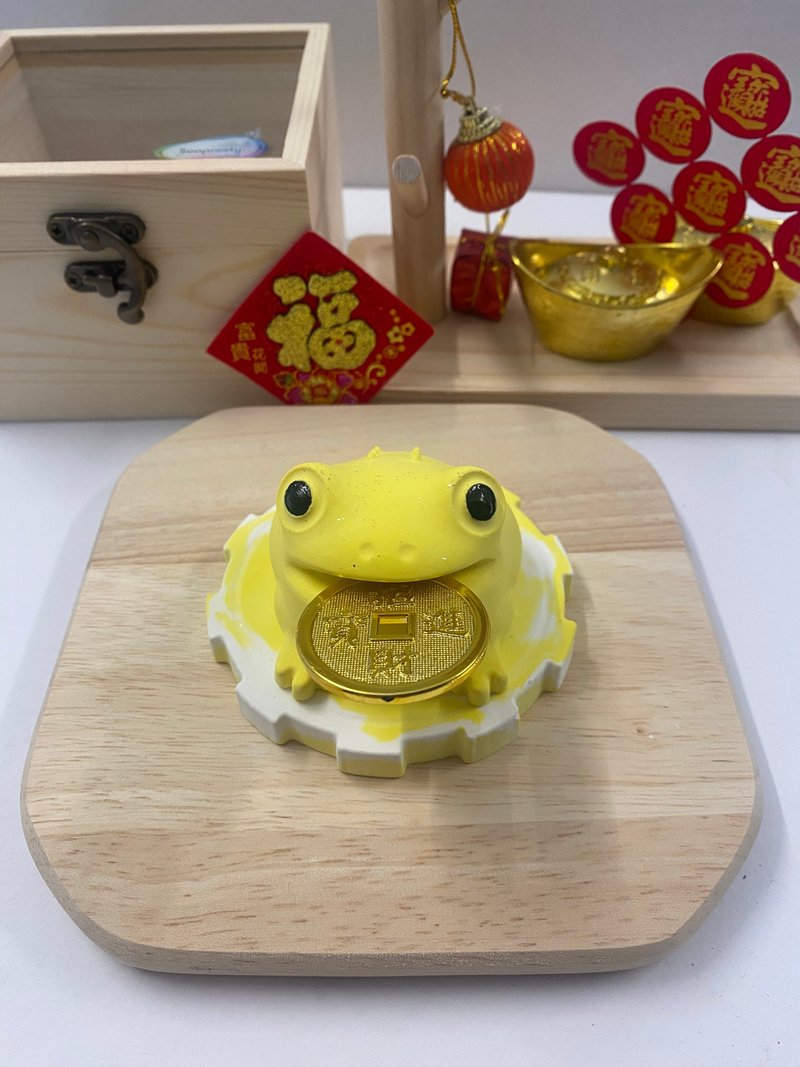 五行开运比特蟾蜍扩香石 Lucky Toad Aroma Stone - 香薰/精油/线香 - 其他材质 