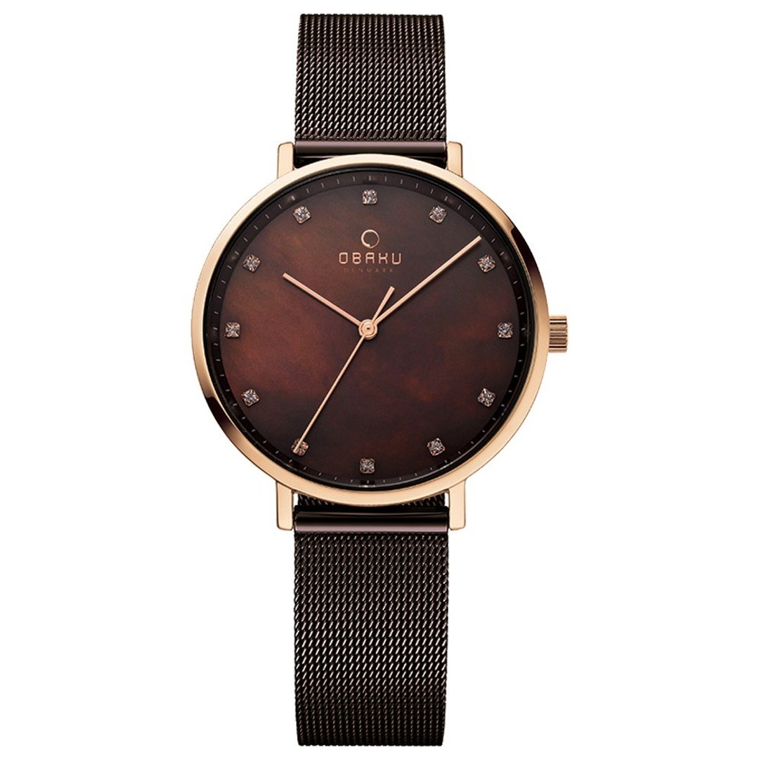 OBAKU 星光耀眼米兰时尚腕表-V186LXVNMN/36mm - 女表 - 不锈钢 多色