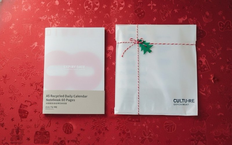 台湾过期日历再生A5笔记本.圣诞交换礼物免费包装 - 笔记本/手帐 - 纸 多色