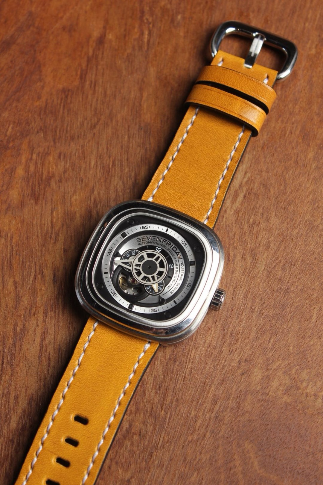 【波赛顿精品手工皮件】Sevenfriday 表带 手工 真皮 生日礼物 - 表带 - 真皮 