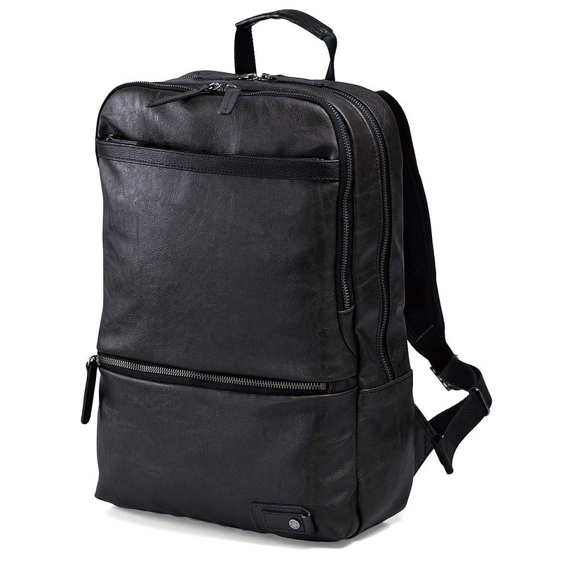 UNOFUKU  BX晓 背包 黑色日本高级沙发皮革 - 后背包/双肩包 - 其他材质 黑色