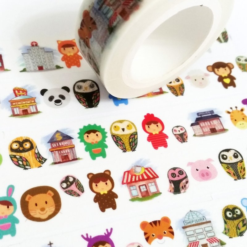 分装纸胶带 宝宝看天下 - 纸胶带 - 纸 