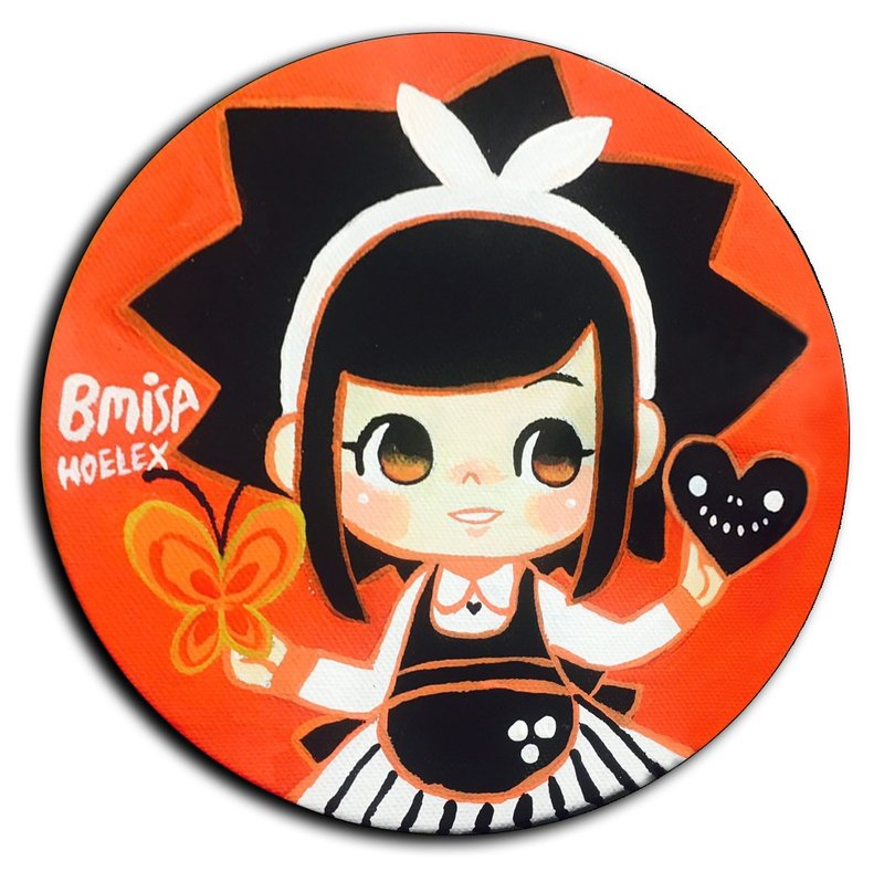 心梦原画系列 - (BMISA黑米莎款) - 海报/装饰画/版画 - 颜料 