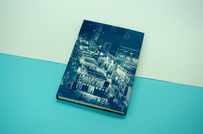 香港 排档 市集 夜景 灯光 深夜  手帐 笔记本 手工 缝线 - 笔记本/手帐 - 纸 