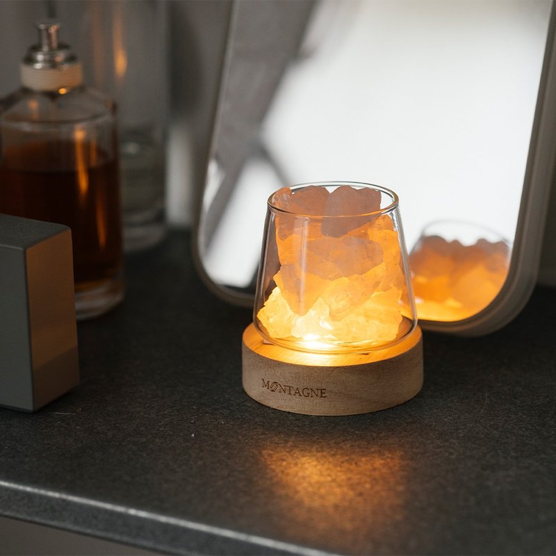 【Montagne】mini 水晶扩香组 | 粉水晶 | 桃花 X 人缘 - 香薰/精油/线香 - 其他材质 粉红色