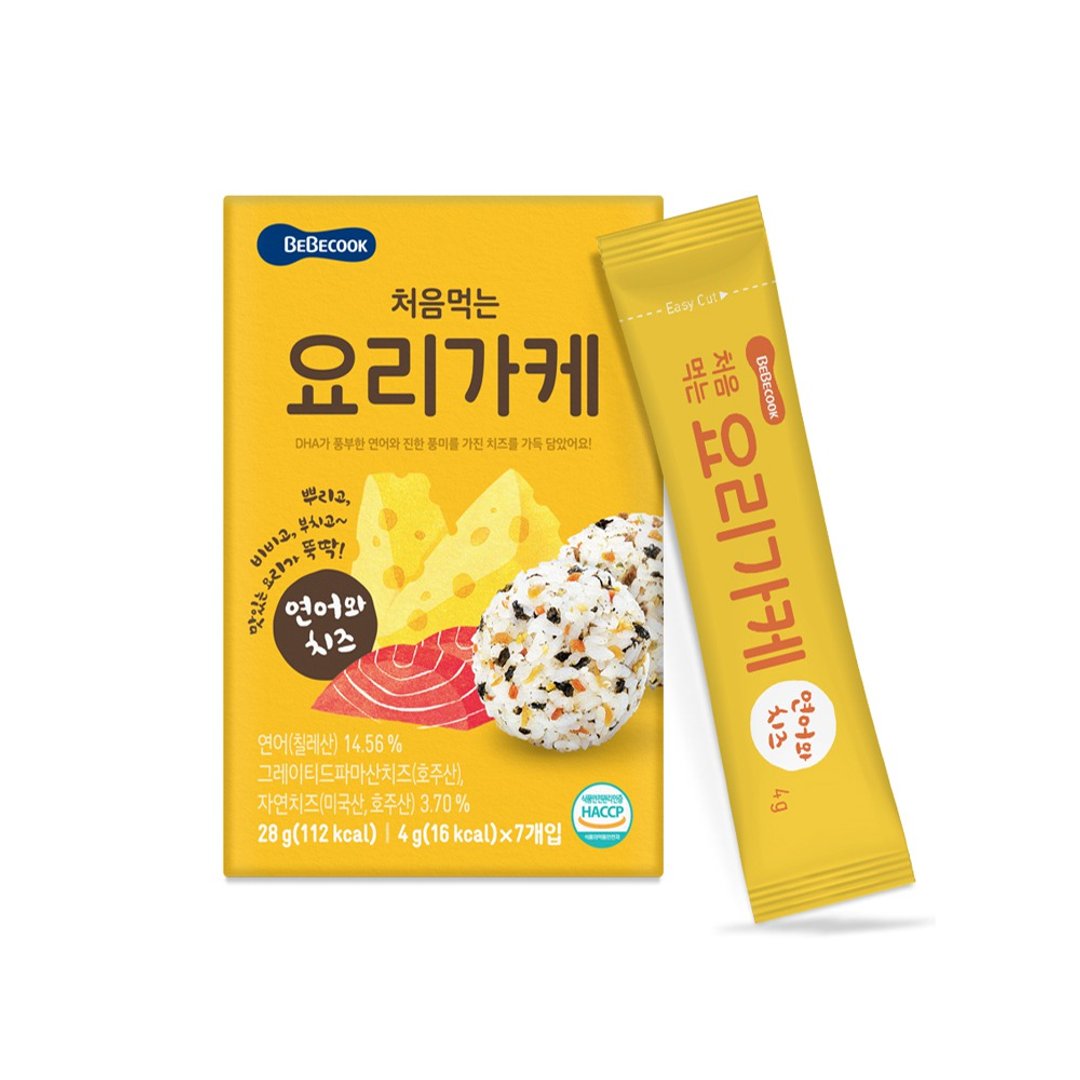 韩国【BEBECOOK】宝膳 初食拌饭香松 鲑鱼起司 3Y+ (28g) - 其他 - 其他材质 