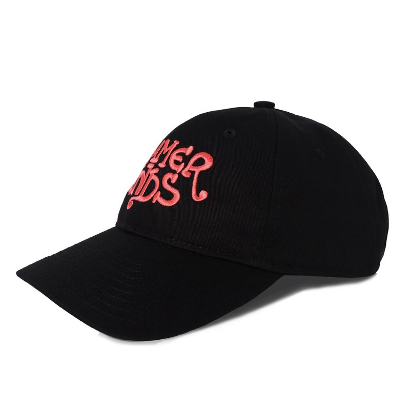RIVERSIDE CAP ( BLACK ) 六片式 棒球帽 (Adjustable) - 帽子 - 棉．麻 黑色