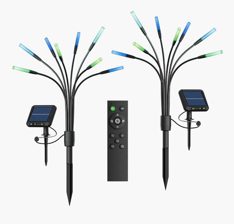 Nanoleaf太阳能庭院灯 2 Pack - 灯具/灯饰 - 塑料 黑色