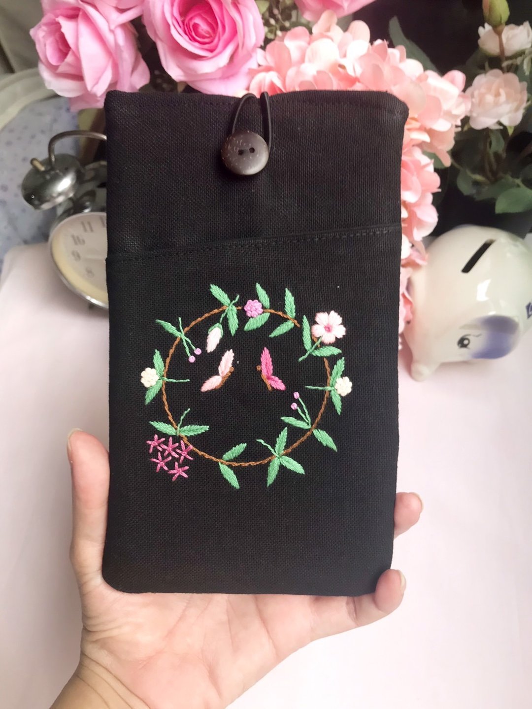 手工刺绣棉质手机套 - 其他 - 棉 