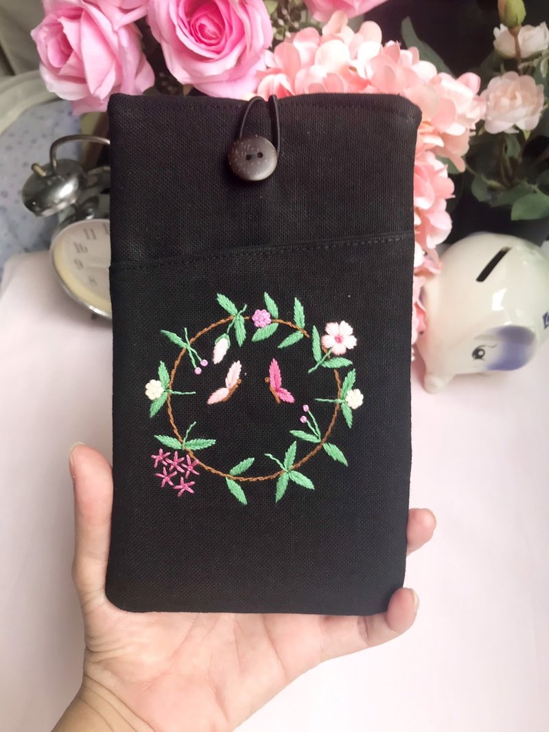 手工刺绣棉质手机套 - 其他 - 棉．麻 