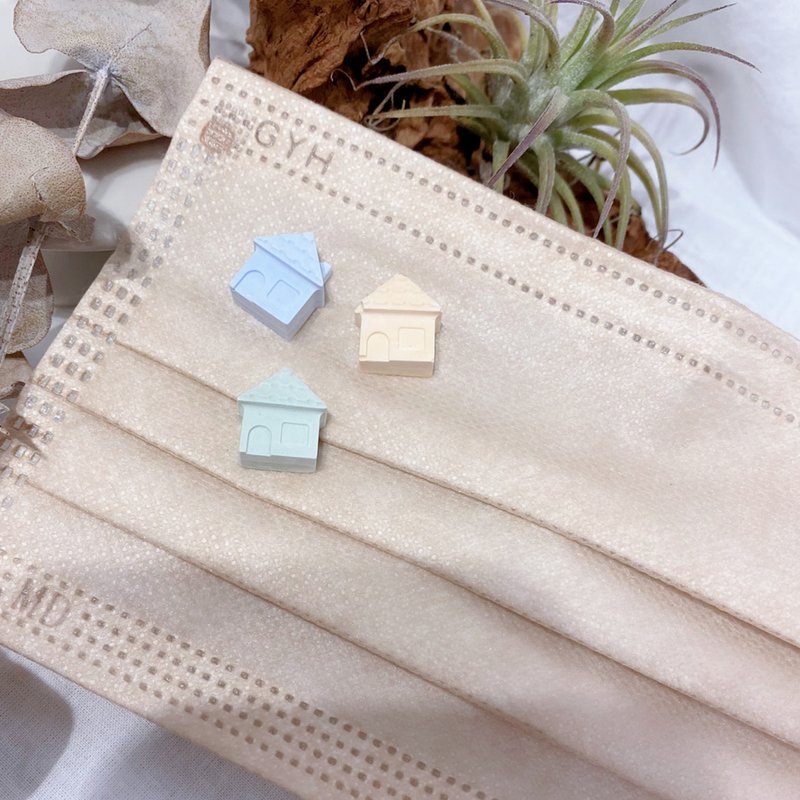 温馨小筑系列 - 扩香石 磁铁  口罩扣 香氛扣 - 冰箱贴/磁贴 - 其他材质 