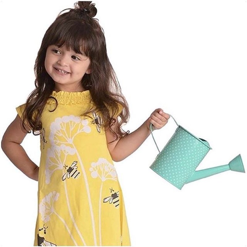 【加拿大品牌】有机棉洋装/童-Bee 蜜蜂 尺寸: 5-6Y - 其他 - 棉．麻 黄色