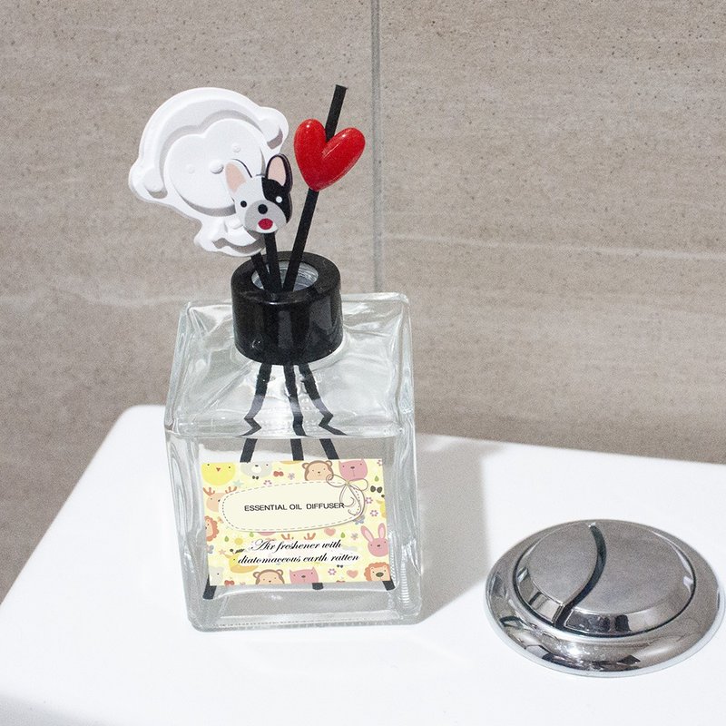 QI 疗愈萌宠珪藻土无火香薰 - 香薰/精油/线香 - 精油 黄色