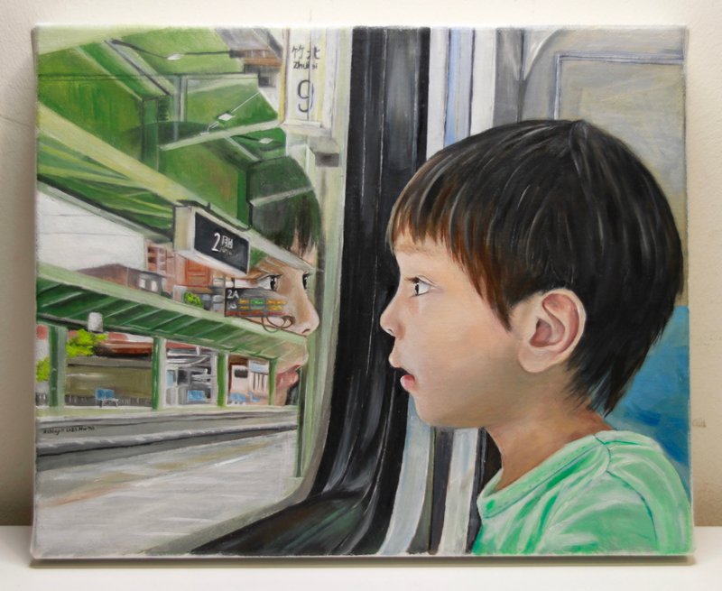 定制写实人物油画 - 订制画像 - 颜料 