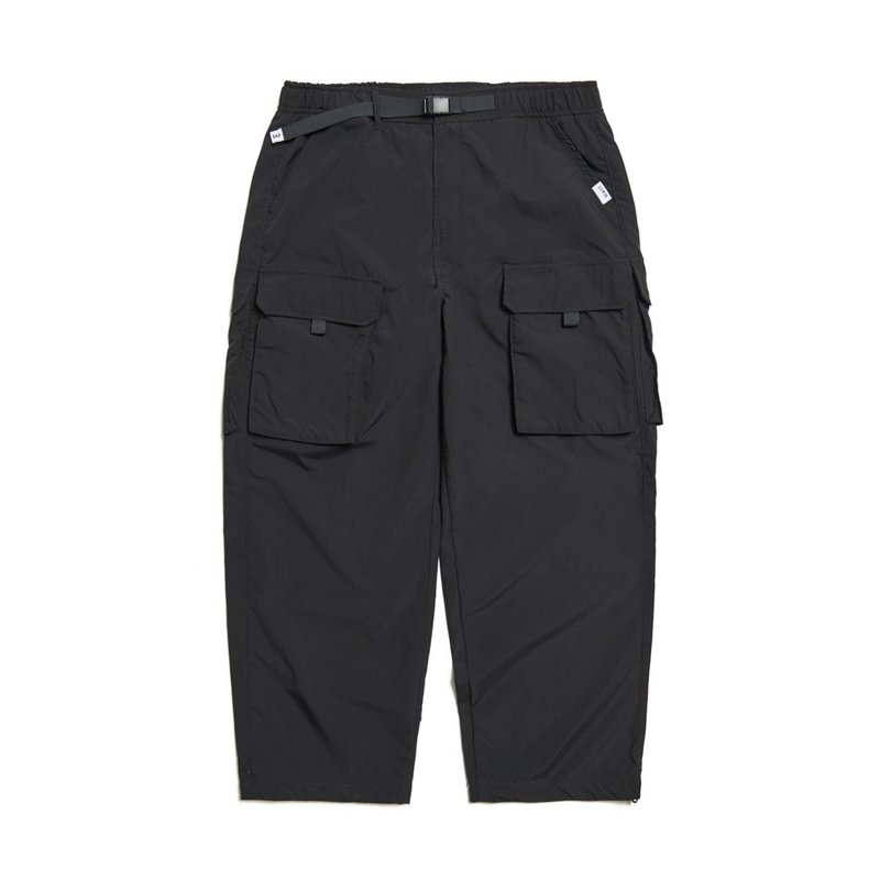 EDWIN 男款 EFS 大宽版多口袋休闲长裤 (黑色) - 男士长裤 - 棉．麻 黑色