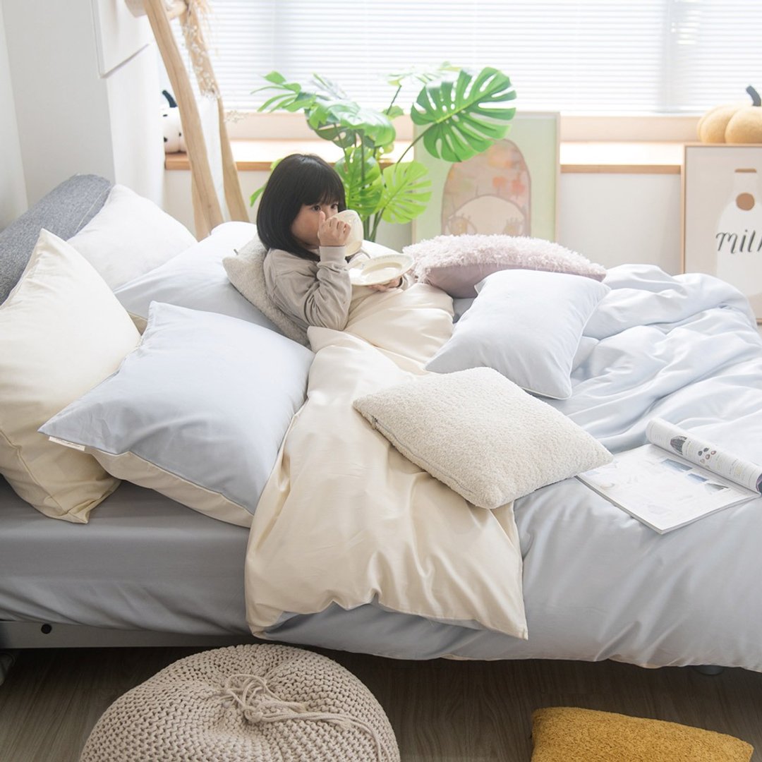 COZY No4 冰霜牛奶 兰精天丝 Micro Lyocell 超细旦纤维 X 长绒棉 - 寝具 - 环保材料 