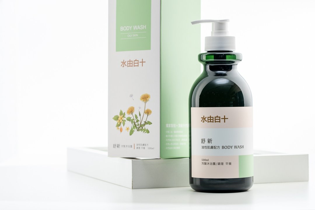 水由白十 舒新冷制沐浴露(油性肌肤配方)500ml - 沐浴用品 - 其他材质 绿色
