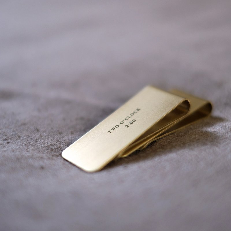 two o'clock 2:00 经典黄铜夹 / 平价回馈经典款 - 其他 - 铜/黄铜 金色