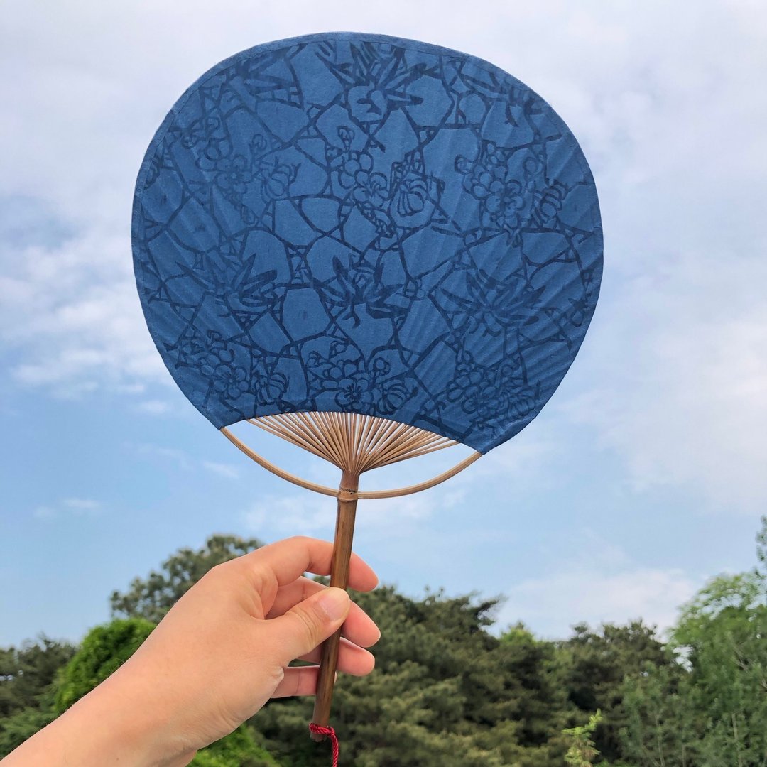 SUINPAPER 水仁花枝手工扇子_蓝色 - 其他家具 - 纸 蓝色