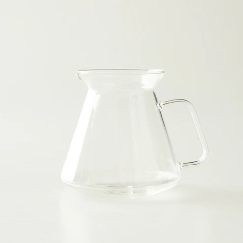 ORIGAMI x HARIO 咖啡玻璃下壶 710mL/耐热玻璃/茶壶/花茶壶/水壶 - 咖啡壶/周边 - 玻璃 白色