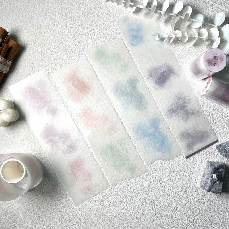 平静水彩颜料遮蔽胶带 - 贴纸 - 其他材质 多色