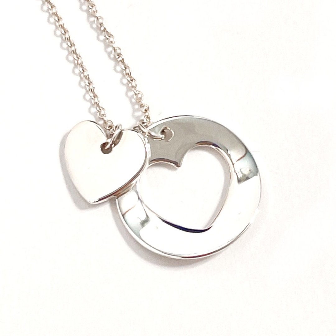 【日本直送 二手美品】Tiffany & Co. 项链 缕空心形 925银 亮银色 - 项链 - 纯银 银色