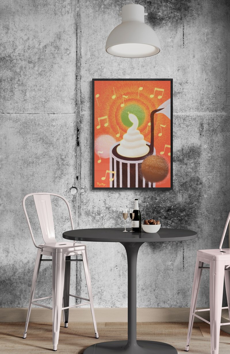 ToyJay王俊杰_蛇年微喷海报(送4x6寸照片30张/名额有限) - 海报/装饰画/版画 - 纸 橘色