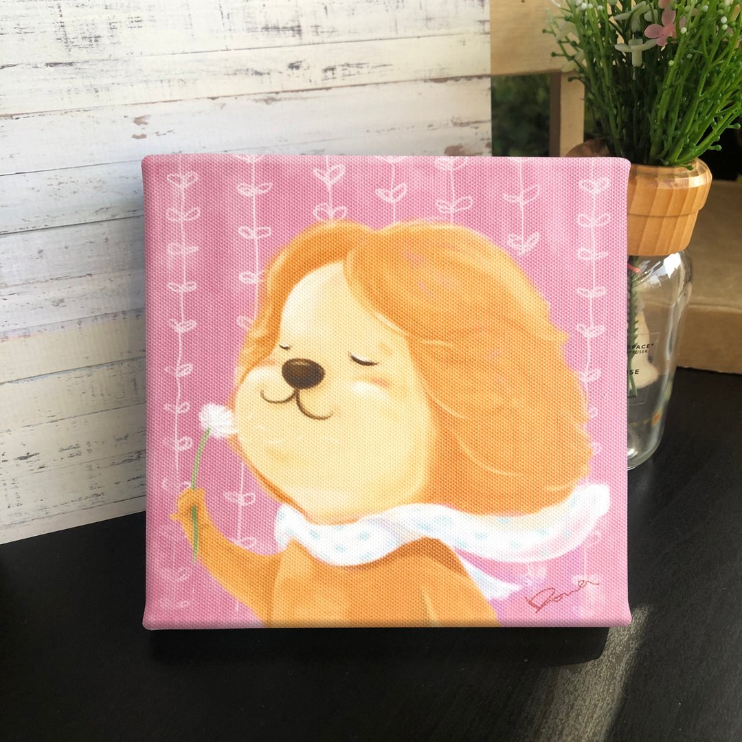 春风吹拂 无框画 复制画 壁饰 摆饰 狮子 - 墙贴/壁贴 - 防水材质 