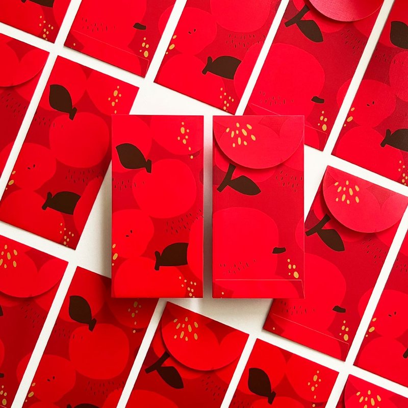 红包袋 I 苹平安安 (5入) - 红包/春联 - 纸 红色