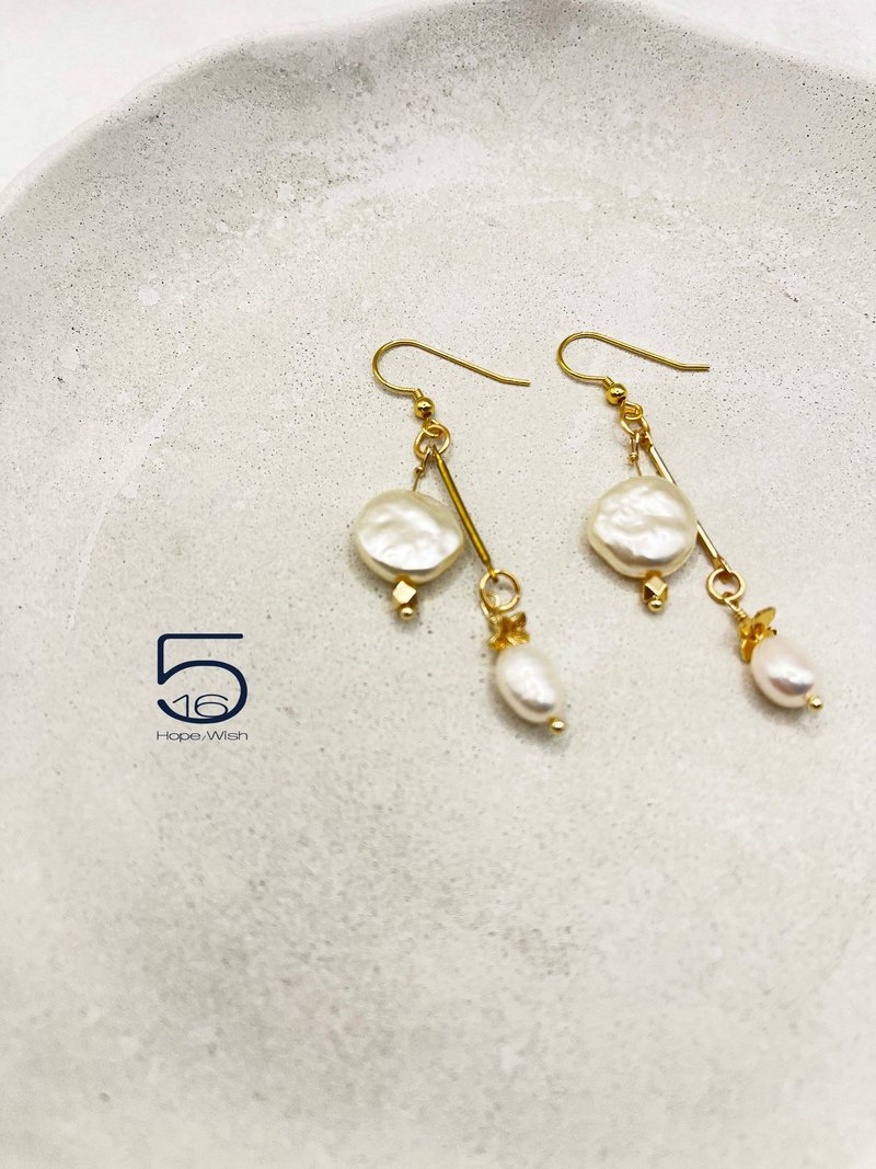 珍珠闺密 - 耳环/耳夹 - 宝石 