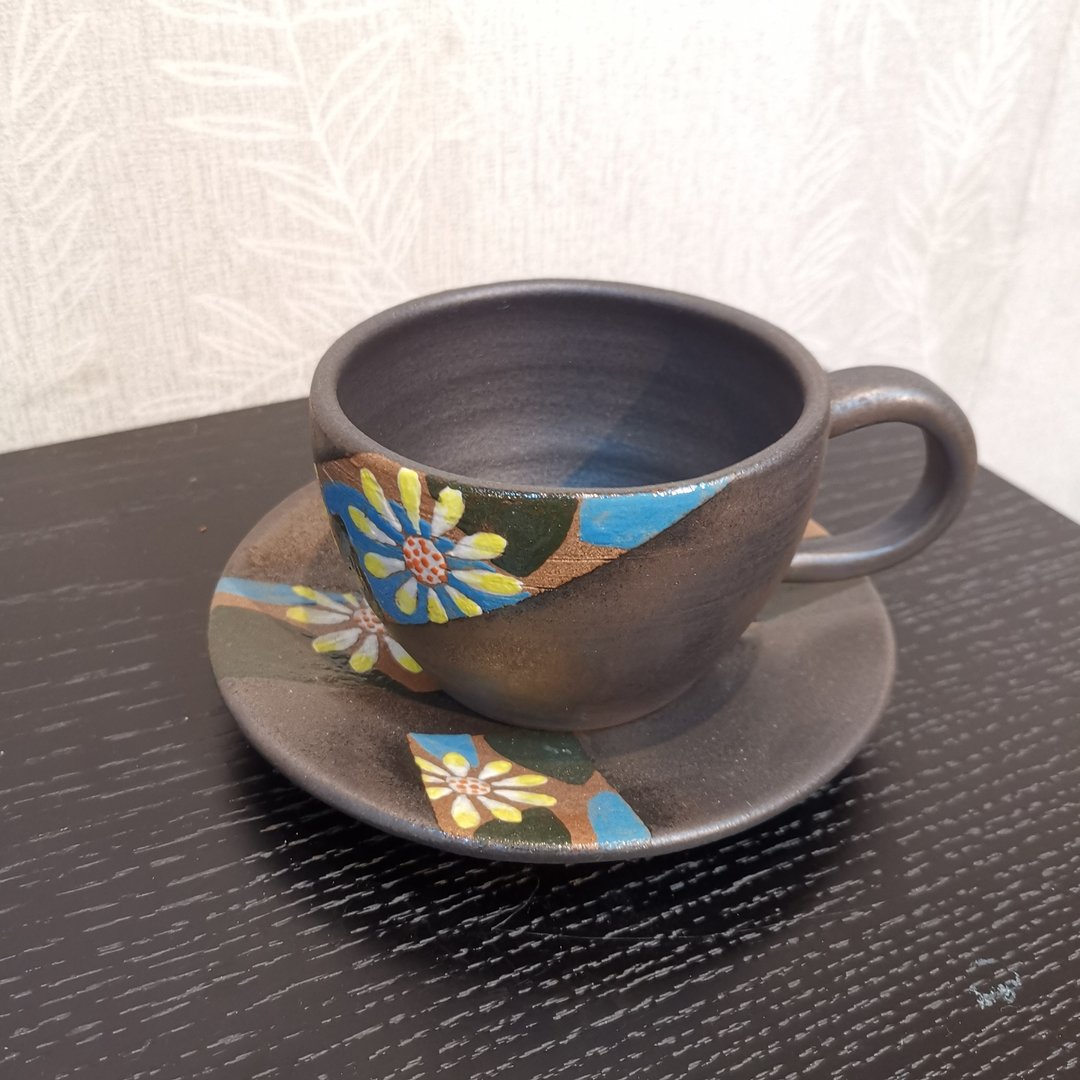 手工制作-花杯系列-菊花 - 咖啡杯/马克杯 - 陶 