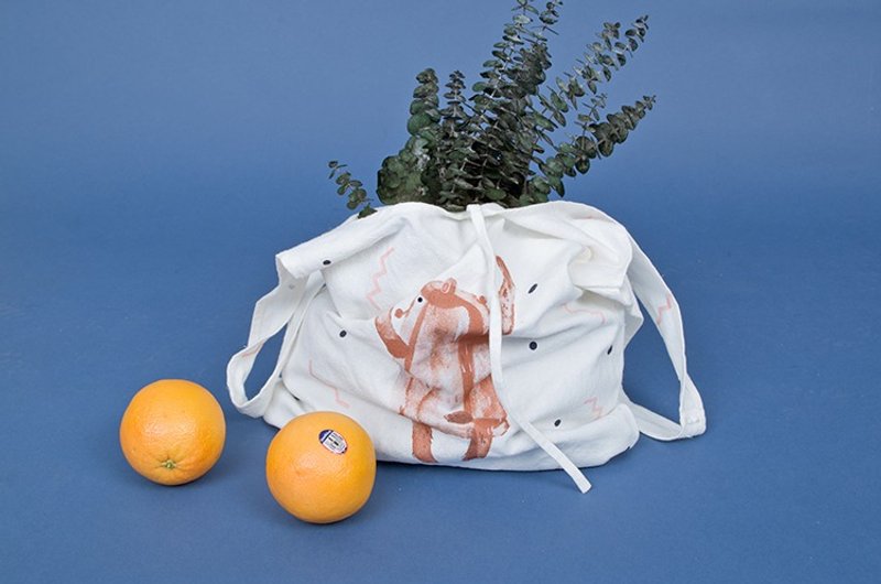 odd maker棉麻 手提单肩包 - 手提包/手提袋 - 棉．麻 