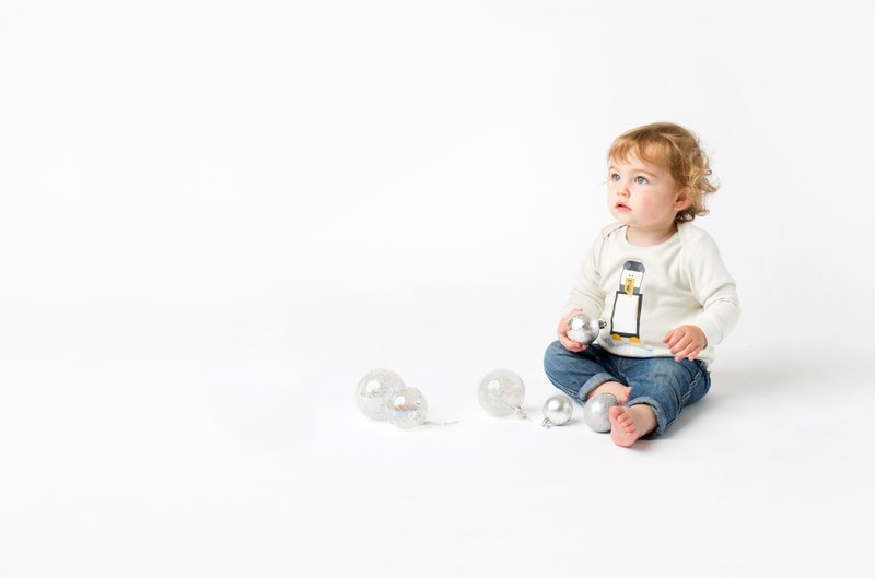 小企鹅。有机棉。T-Shirt。包屁衣。连身衣。英国皇室选用 - 其他 - 棉．麻 白色