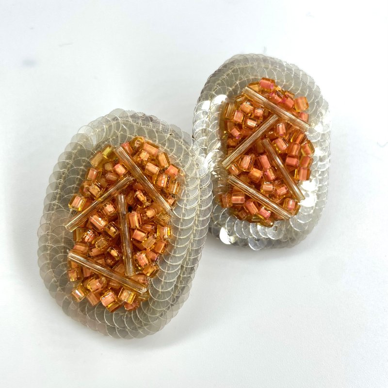 耳饰 Stack 橘色 可选五金配件 - 耳环/耳夹 - 其他材质 橘色