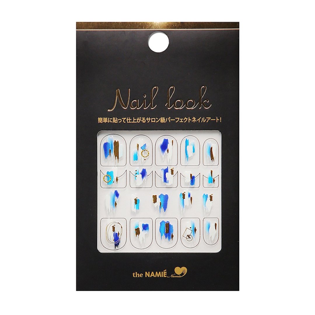 【 DIY 美甲】Nail Look 美甲装饰艺术贴纸 粉蓝触感 - 指甲油/指甲贴 - 纸 金色