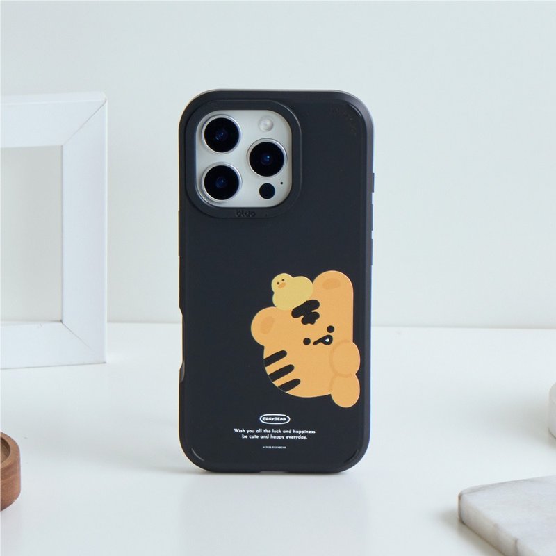 蛋塔熊妹小熊虎探头峡谷强悍MagSafe iPhone手机壳 - 手机壳/手机套 - 塑料 多色