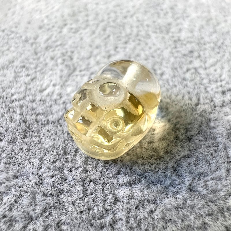 黄晶貔貅  | 水晶 | 水晶配饰 - 手链/手环 - 水晶 黄色