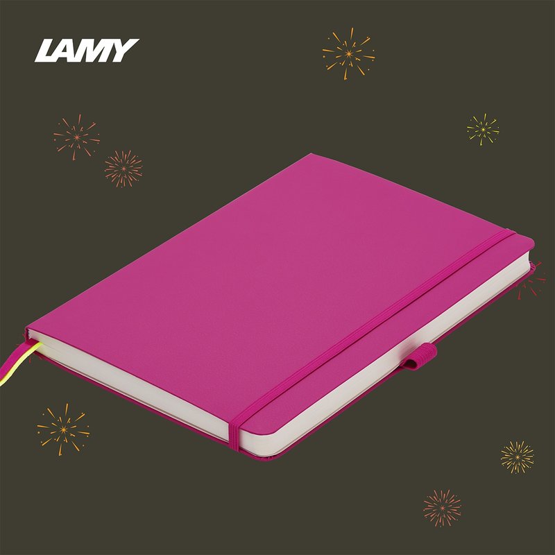 【定制服务】LAMY 钢笔用软式A6笔记本 / notebook 狩猎系列 桃红 - 笔记本/手帐 - 纸 粉红色