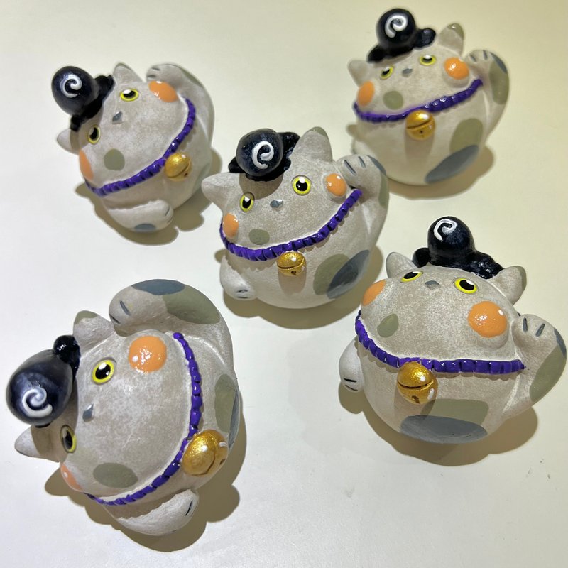 一飞冲天招能量招财猫 - 摆饰 - 陶 