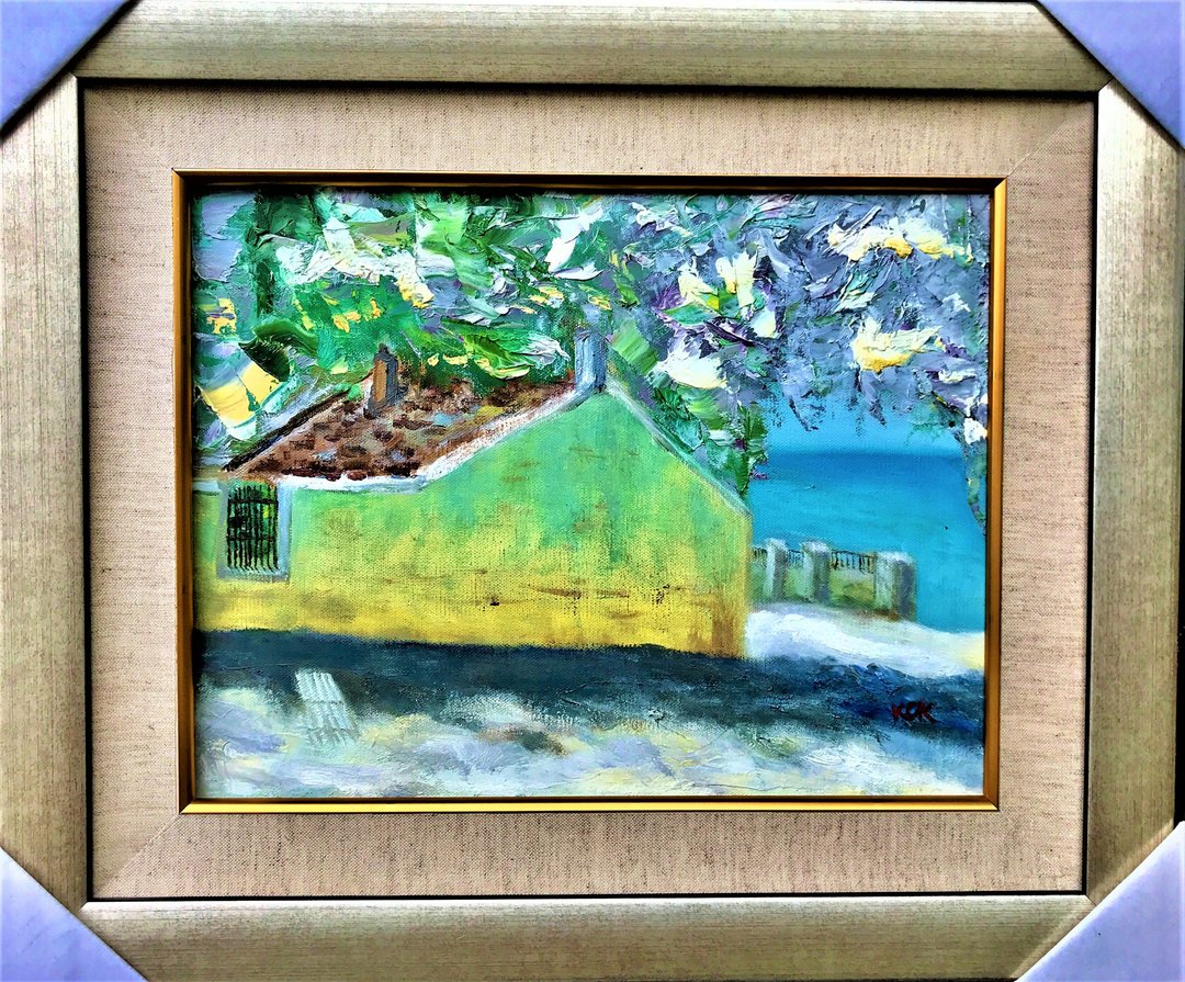 夏日 油画 包邮 手绘原创 客厅办公室玄关卧室 挂画 壁画 装饰画 - 海报/装饰画/版画 - 棉 多色