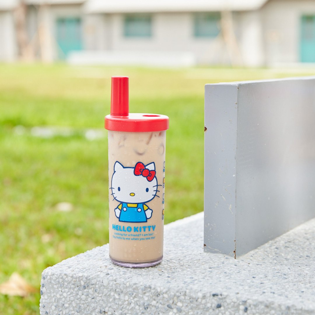 Elephant Cuppa 大象杯2代 三丽鸥联名－游花园 (Kitty) - 水瓶/水壶 - 塑料 红色