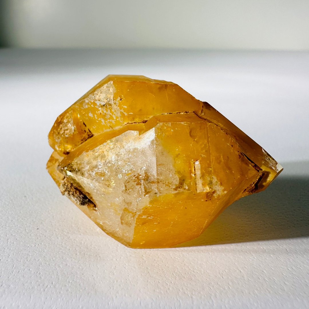 巴基斯坦黄泥骸骨水晶10 彩虹骨干水晶 原石原矿 脉轮净化 宝石 - 摆饰 - 其他材质 黄色
