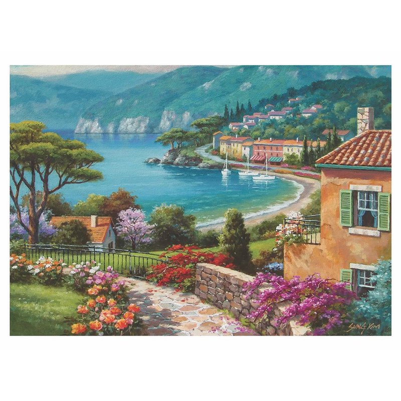 湖泊静谧_拼图_1500片 - 拼图 - 纸 